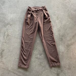 NY Collection Women's Brown Trousers Waist 26